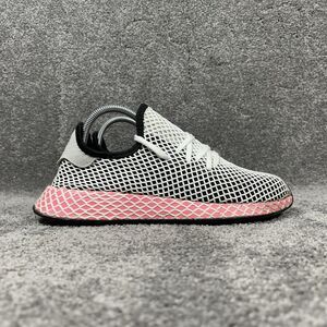Adidas Deerupt Runner CQ2909 Womens Sz 10 Black Pink Rose Athletic Running Shoes